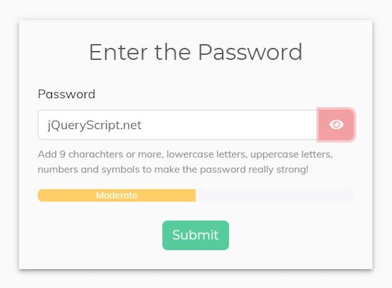 How to do Password Validation in jQuery using RegEx